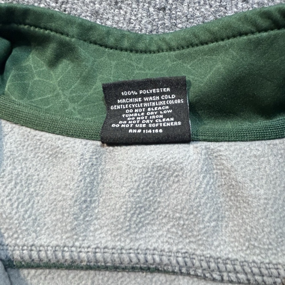 Michigan State University MSU Spartans Quarter Zip Gray Light Jacket Mens Small - Picture 8 of 10